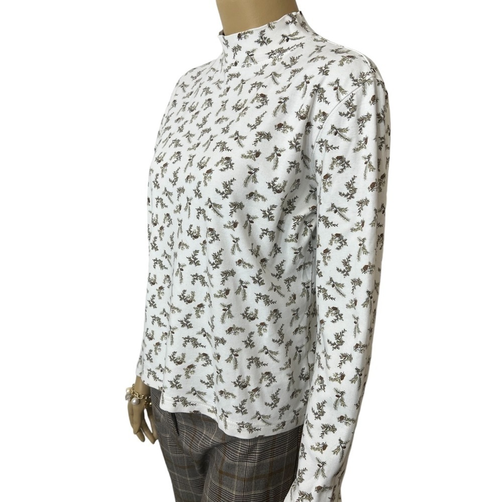 🔥🔥Croft & Barrow Lady Cotton Turtle Neck Sweater Shirt Petite Small☑️ - Picture 3 of 7